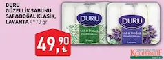 DURU GÜZELLİK SABUNU 4X70 GR fiyat ve kampanya bilgisi